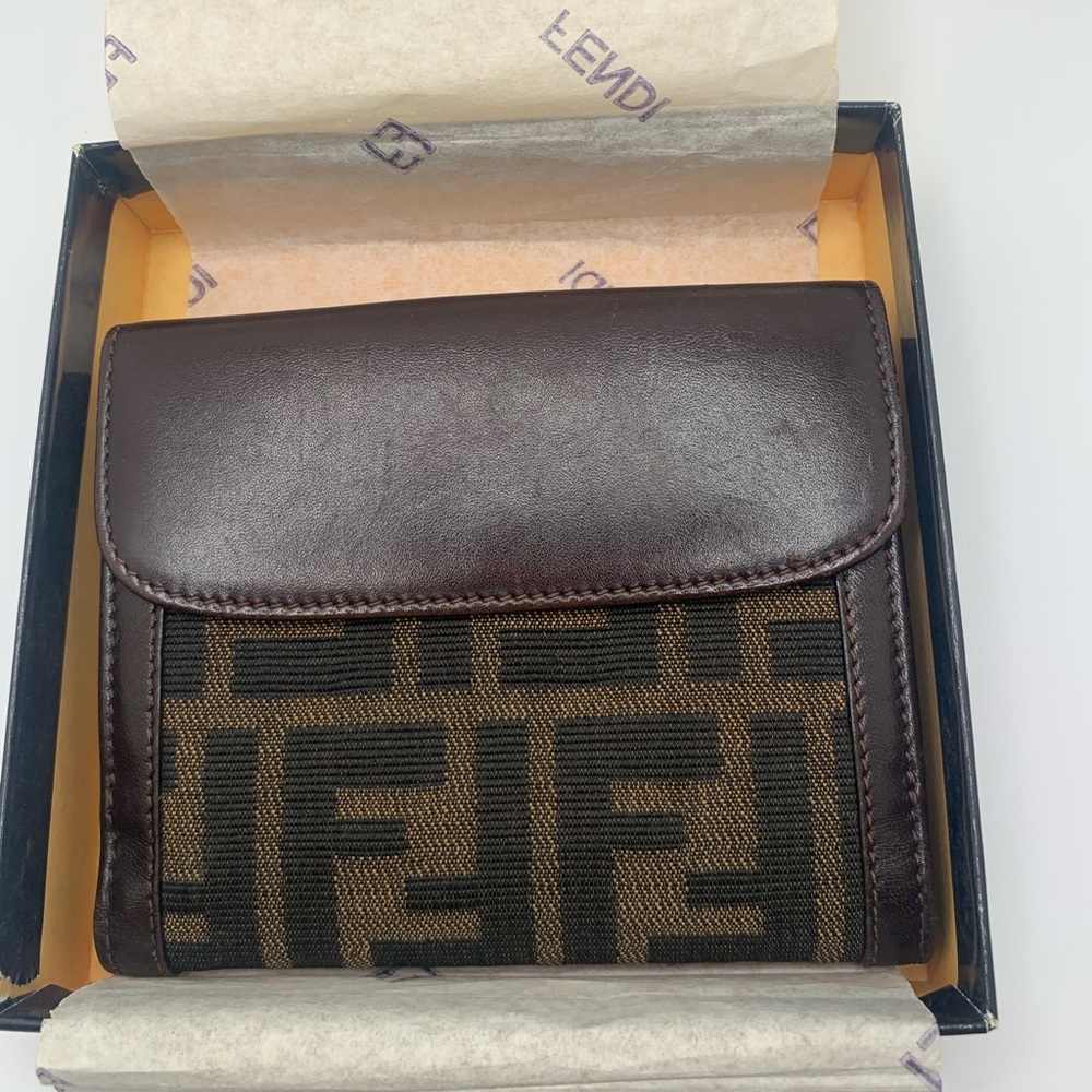 Fendi Zucca bifold Wallet